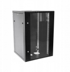 Sabaj Szafa wisząca RACK 19 cali 15U/600mm drzwi przeszklone otwierane boki RAL 9005 BOCK-019-150-600-C | BOCK-019-150-600-C | 5902027613001