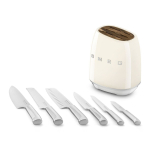 Peilių rinkinys su stovu SMEG KBSF02CR, 7 dalys | 8017709344184 | 8017709344184