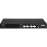 Edimax VLAN 18-Port Gigabit PoE+ Web Smart Switch mit 2 Gigabit RJ45/SFP Ports | GS-5216PLC | 4717964704252
