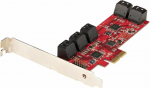 Kontroler StarTech Adapter wewnętrzny PCIe SATA Controller Karte 10 Port | 10P6G-PCIE-SATA-CARD | 0065030893763