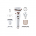 Braun Epilator | SES9-360 Silk &eacute;pil 9 Flex 3D | Operating time (max) 50 min | Number of power levels 1 | Wet & Dry | White/Rose | SES9-360 | 7500435225274