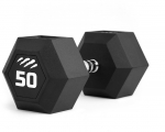 Tiguar Hantel WHEX0500 gumowany 1 x 50 kg | TI-WHEX0500 | 5902860494607