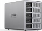Kieszeń Orico Orico Macierz dyskowa Thunderbolt 3 na 5 dysk&oacute;w 2,5''/3.5'' SATA HDD/SSD - szara | 6942227137531 | 6942227137531