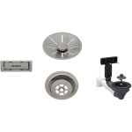 Piederumi BLANCO Waste fitting set 1x3,5'' InFino Satin Platinum | 207425 | 4020684831703