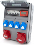 ELS Elektrotechnika Rozdzielnica budowlana 32A/5 + 16A/5 + 4*GS 230V + zabezpieczenia + certyfikowany licznik MID, 12NO42C11C11CL | 12NO42C11C11CL | 5903068705199