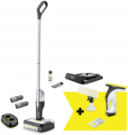Vacuum Cleaner|KARCHER|FC 2-4 + WV 4-4 Set|Dry&wet|Electric mop|Black/Silver|Bagless|Battery| 2.2 kg|9.791-983.0 | 9.791-983.0 | 4066529059437