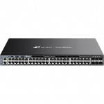 TP-LINK "Omada 48-PortGigabit Stackable L3 Managed PoE+ Switch with 6 10GE SFP+ SlotsPORT: 48&times; Gigabit PoE+ RJ45 Ports, | S77190991 | 4895252501421