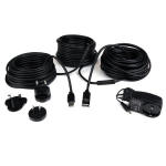 Kabel USB StarTech USB-A - USB-A 25 m Czarny (USB2AAEXT25M) | USB2AAEXT25M | 0065030855402