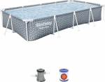 Bestway Nadmuchiwany basen Bestway Steel Pro Szary | S71001364 | 6941607347454