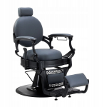Activeshop Gabbiano Fotel barberski Niccolo grafitowy bezguzikowy | 5906717464980 | 5906717464980