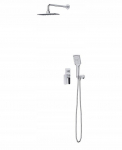 Zestaw prysznicowy Cersanit S952-029 SET B342 ZESTAW PODTYNKOWY LARGA Z BATERIĄ WAN-NAT CHROM CERSANIT | AAEZ1000365016 | 5901771012269