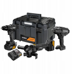 Zestaw elektronarzędzi Dewalt 18v xr zestaw 3-elementowy 2x5ah | DCK3222MP2T | 5054905333157