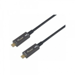 Kabel USB Equip 119469 USB 3.2 Gen 2 USB-C AOC 10 Gbit/s 60W 8K 15 m Czarny | 119469 | 4015867243787