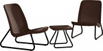Keter Rio Patio set - brązowy | 159 | 7290103662448