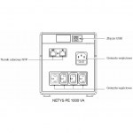 NETYS PE UPS 1000VA/600W230V/AVR/4XIEC 320, LED, USB | NPE-1000-LCD | 8027122515177