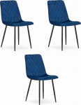 Leobert Krzesło TURIN - granat aksamit x 3 | model_3662_3-TURIN-AMPY03 | 5903332067220