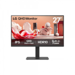 LG | 27BA54QB-B | 27 " | IPS | QHD | 16:9 | 75 Hz | 5 ms | 2560 x 1440 pixels | 350 cd/m&sup2; | HDMI ports quantity 2 | 27BA54QB-B.AEU | 8806096431160