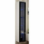 Cama Glass-case VIGO '180' 180/40/30 white/black gloss | WIG VIGO180 b/c | 5903815000416