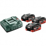 Metabo METABO ZESTAW AKUMULATOR&Oacute;W 3 x 5.5Ah LIHD + ŁADOWARKA ASC 145 MET685074000 | 685074000 | 4007430287946