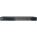Switch LevelOne 24xGE 19" unmanaged metal (GEU-2432) | GEU-2432 | 4015867241264