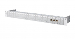 METZ CONNECT E-DAT modul 24x8(8) 1HE Patchfeld Cat.6A, lichtgrau | 130920-E | 4250184106135