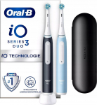 Oral-B Electric Toothbrush iO Series 3 Duo Matt Black/ Ice Blue EU | iO Series 3 Duo | 8006540731772