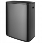 Kosz na śmieci Brabantia BRABANTIA BO waste bin 2x30l Confident Grey 233609 | 233609 | 8710755233609