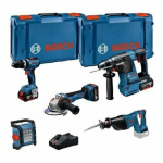 Zestaw narzędzi Bosch ZESTAW COMBI 18V GSB+GBH+GWS+GSA+GLI+3x5 | 0615A5007S | 4053423353051