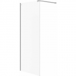 Cersanit (kabiny walk-in) Kabina prysznicowa walk-in MILLE chrom - (80x200) szkło transparentne (S161-005) | S161-005 | 5901771037934