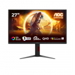 AOC G4 Q27G4ZD computer monitor 68.6 cm (27") 2560 x 1440 pixels Quad HD QD-OLED Black, Red | Q27G4ZD | 4038986183161