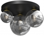 Lampa sufitowa Domoletti CEILING LIGHT BURSA 3XE14/E27 BLACK/GOLD | 4772013428817 | 4772013428817