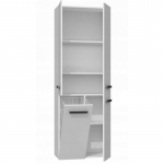 Topeshop NEL 1K DD BIEL bathroom storage cabinet White | NEL 1K DD BIEL KPL | 5902838467572