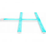 Nedis Nedis WIFILW06RGB inteligentne oświetlenie Inteligentny panel Wi-Fi Biały 8 W | WIFILW06RGB | 5412810418824