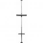 Nedis TVSM5750BK uchwyt do telewizor&oacute;w 177,8 cm (70'') Czarny, Srebrny | TVSM5750BK | 5412810317868