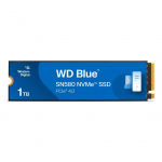 SSD|WESTERN DIGITAL|Blue SN580| 1 TB|M.2|PCI Express 4.0|NVMe Yes|Write speed 4150 MB/s|Read speed 4150 MB/s|600xTBW rating|Bulk|WDS100T3B1E-00CHF0 | WDS100T3B1E | 718037904597