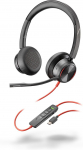 Słuchawki HP POLY Blackwire 8225 USB-C Headset, Wired, Office/Call center, 185 g, Headset, Black | 772K4AA | 5715063743270