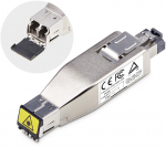Konwerter światłowodowy StarTech .com Gigabit Fiber to RJ45 Ethernet Media Converter Micro Mini - Konwerter medi&oacute;w - 1GbE - 1000Base-T, 1000Base-LX - RJ-45 / LC Single-Mode / LC Multi-Mode - do 10 km - 1310 nm - zgodny z TAA - dla P/N: 50FIBLCLC10, 5 ...