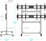 TV/VIDEO ACC FLOOR MOBILE ST./FSPRO2L22-S ONKRON | FSPRO2L22-S | 4603728441849