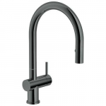 Bateria kuchenna Franke Active NEO Pull-Out Spray (115.0554.092) | Active Neo Pull-Out Spray Czarny Chrom | 7612985575843