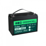 Green Cell CUBE LiFePO4 125Ah 12.8V 1600Wh Lithium Iron Phosphate Battery for Camper, Solar, Off-Grid System, Boat | LFPGC12V125AH | 5904326374829