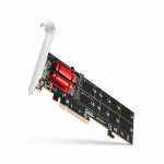 AXAGON PCIe 2x NVMe M.2 Controller | PCEM2-ND | PCEM2-ND | 8595247906717