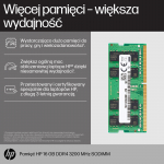 Pamięć do laptopa HP SODIMM 16 GB 3200 MHz (8C4X9AA) | 8C4X9AA | 197192782033