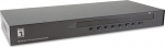 Przełącznik LevelOne LevelOne KVM-3208 przełącznik KVM Możliwości montowania w stelażu Czarny | KVM-3208 | 4015867229385