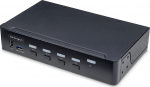 Przełącznik StarTech StarTech P4AD122-KVM-SWITCH przełącznik KVM Możliwości montowania w stelażu Czarny | P4AD122-KVM-SWITCH | 0065030903264