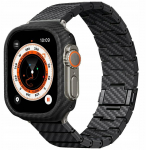 Pitaka Band PITAKA Carbon Fiber Modern for Apple Watch 1/2/3/4/5/6/7/8/9/10/11/SE/SE 3/Ultra1/2/3 black | AWB2307 | 0749355415106