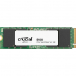 Crucial E100 NVMe SSD, PCIe 4.0 M.2 Typ 2280, - 1 TB, bulk | CT1000E100SSD8-T | 0649528946300