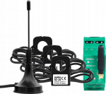 Zamel Monitor energii elektrycznej SPL10000031 wi-fi 3F+N z anteną zewnętrzną 100A mew-01/ant zielony | SPL10000031 | 5903669460916