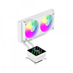 Gamemax CPU Liquid Cooler | GLACIER 240 LCD WH | White | GLACIER 240 LCD WH | 6931858754569