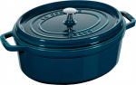 STAUB STAUB LA COCOTTE Garnek żeliwny owalny 6.7 ltr, La Mer | NPC-40508-674-0 | 3272340037696
