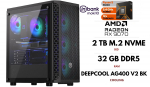 PC| RYZEN 5 9600X, DDR5 32GB 6000MHz, NVME M.2 SSD 2TB, RX 9070 | 1623042019268